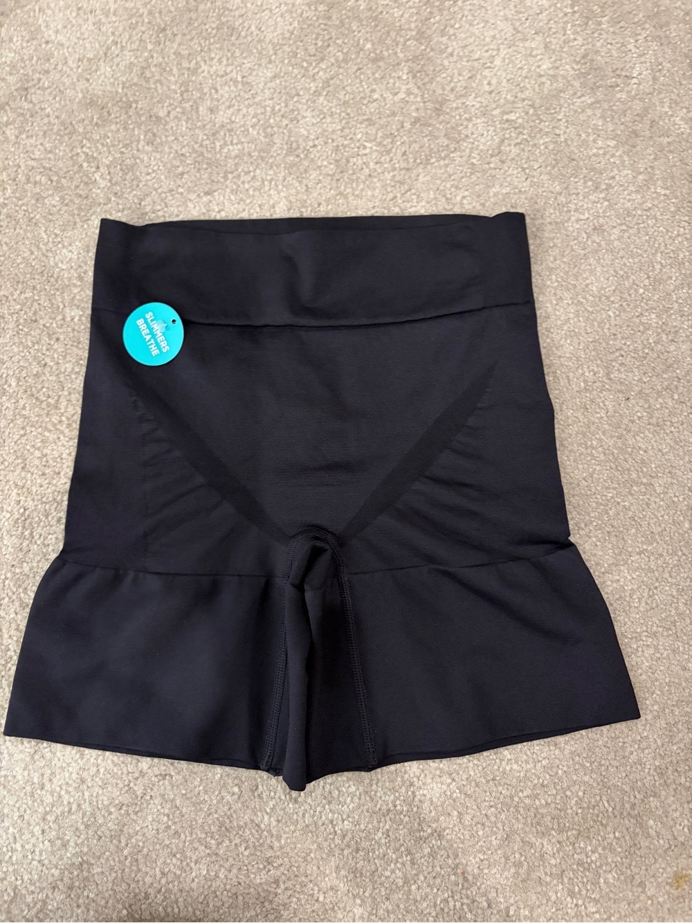 Jockey Black High-Waist Shaping Shorts